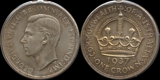 Australia 1937 Crown